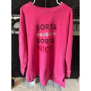 True Craft Extra Large XL Christmas Sweater - Sorta‎ Naughty Sorta Nice